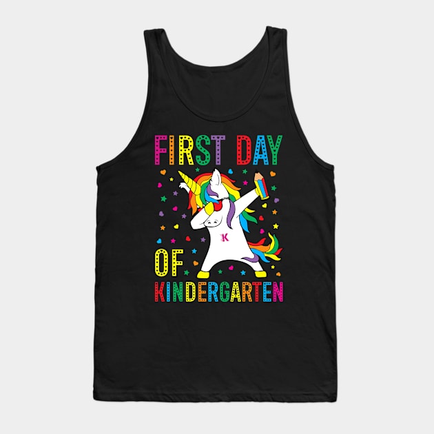 First Day Of Kindergarten - Teachers & Kids Gift Tank Top by Albatross